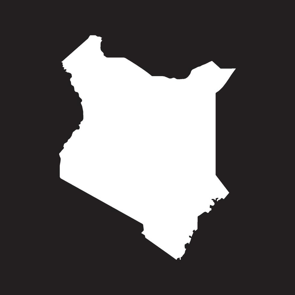Kenya Map Icon design. vector