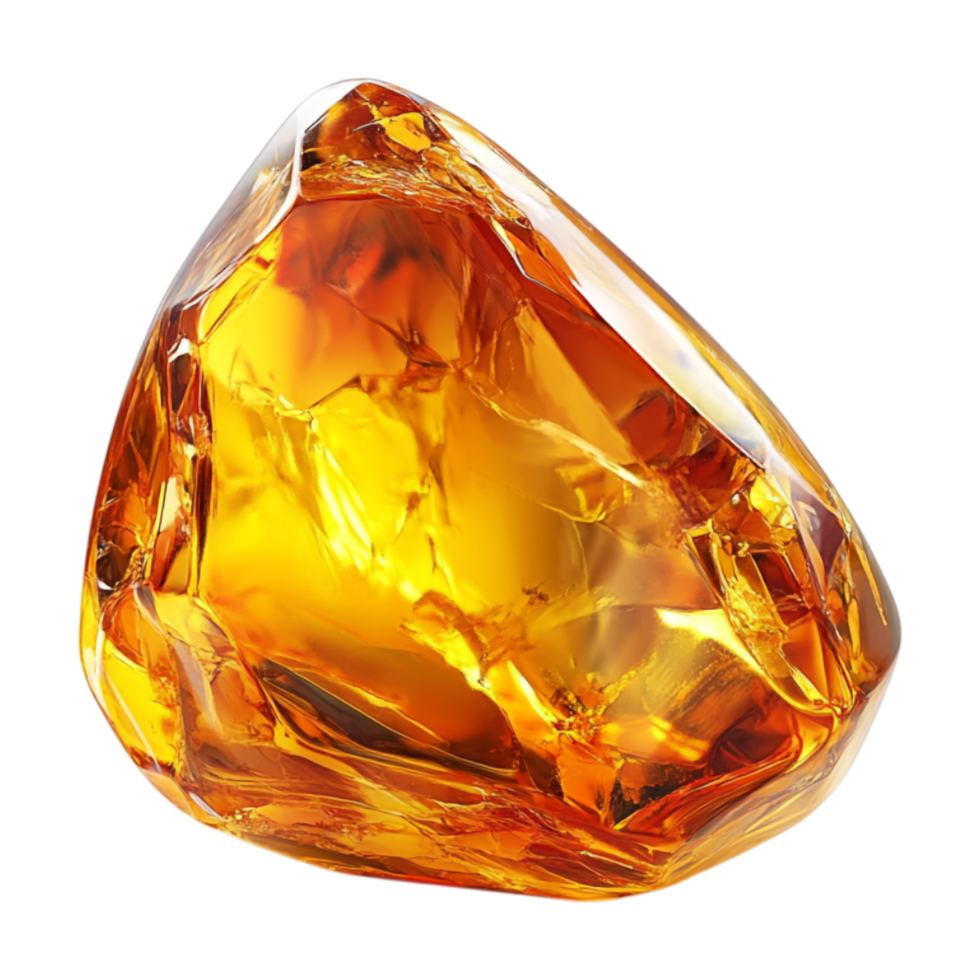 an orange diamond on transparent background png