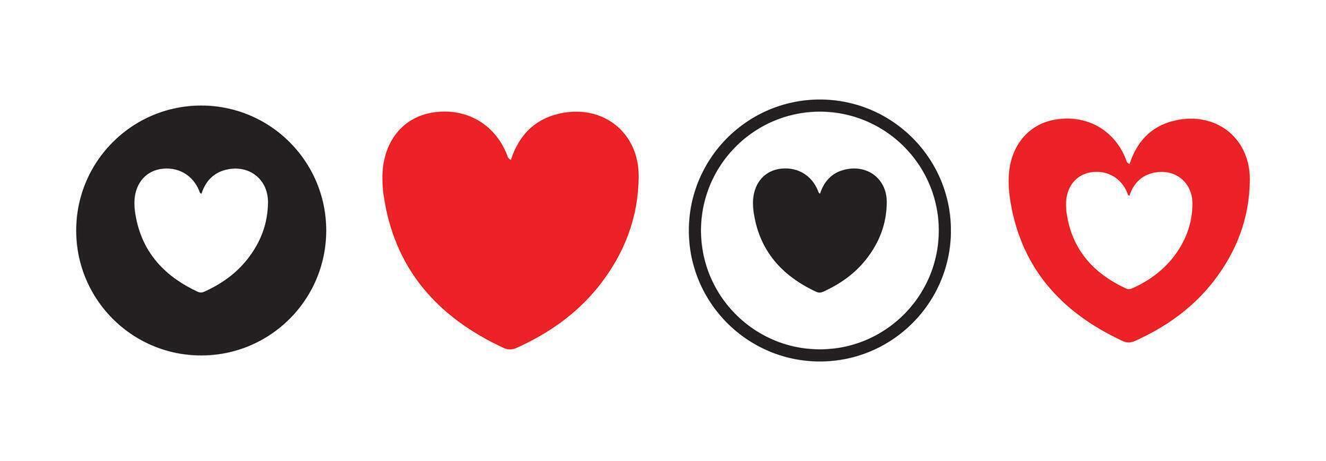 love concept button icon vector