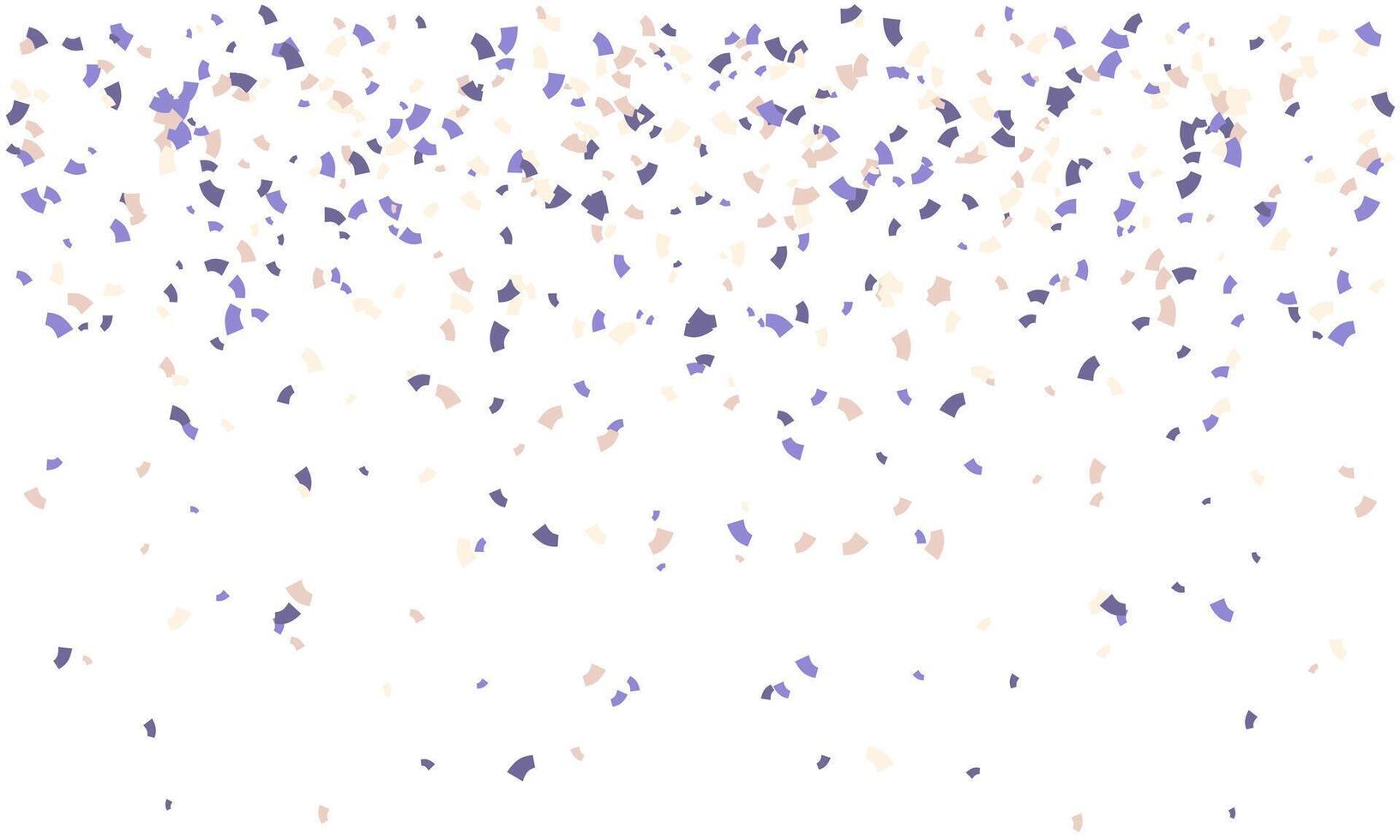 Abstract pastel confetti shower on white background. Perfect for celebrations, backgrounds, website design, or adding a festive touch to any project. Evokes joy, celebration, and lightheartedness. vector