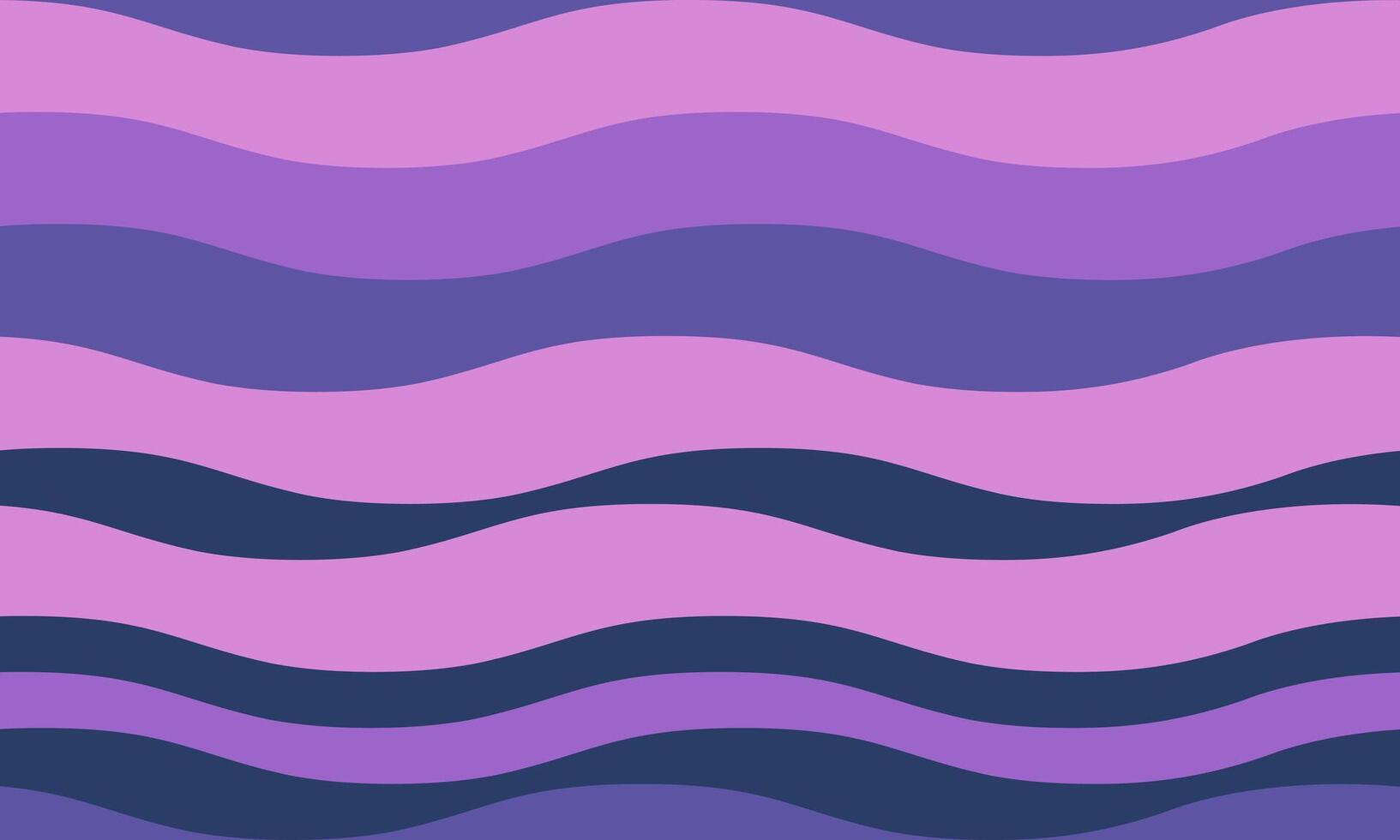 Serene abstract wavy stripes in calming purple hues. Perfect for backgrounds, website design, textiles, and branding projects. Evokes feelings of tranquility and fluidity. vector
