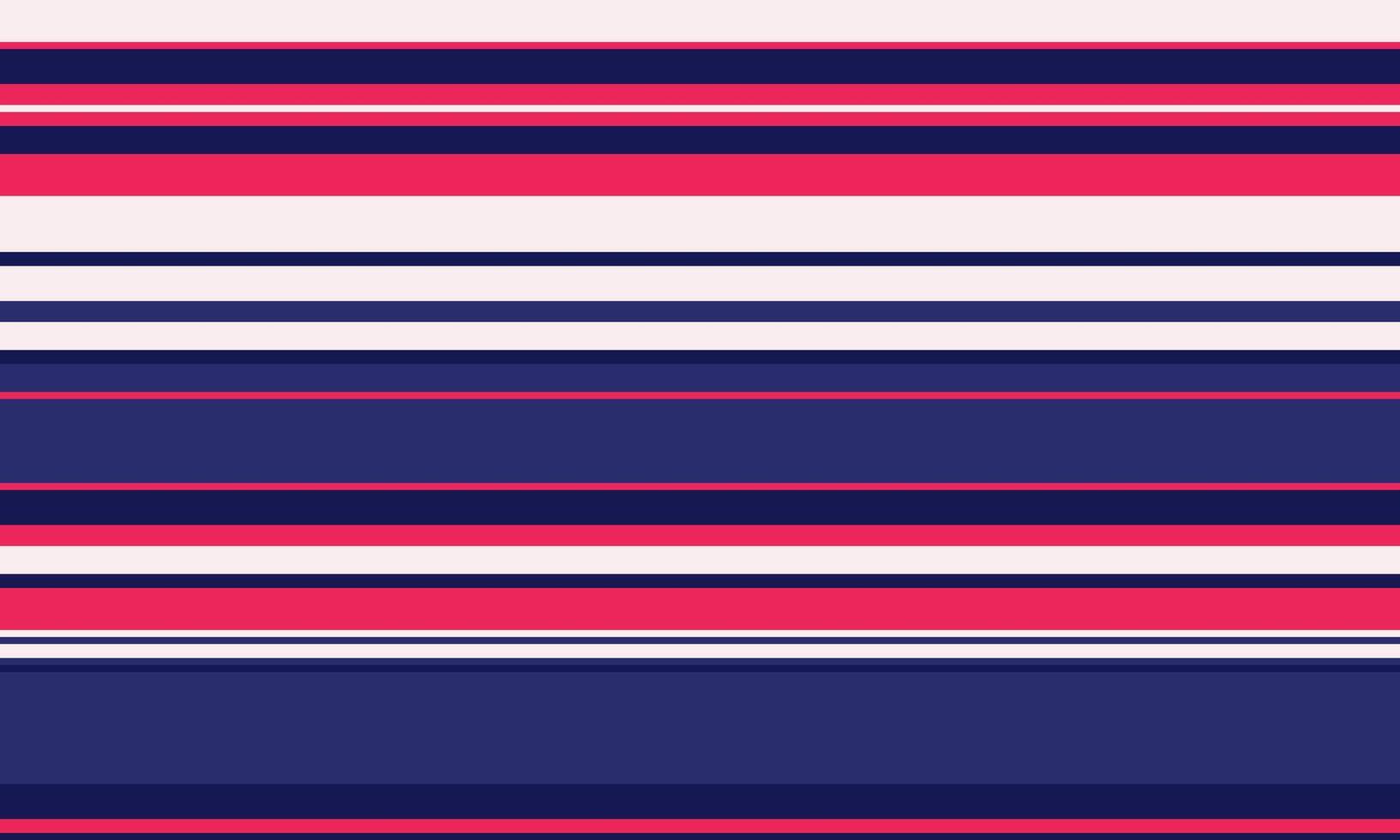 Vibrant horizontal stripes in pink, navy, and white create a bold, modern pattern. Perfect for backgrounds, textiles, or website design, this image evokes energy and style. vector