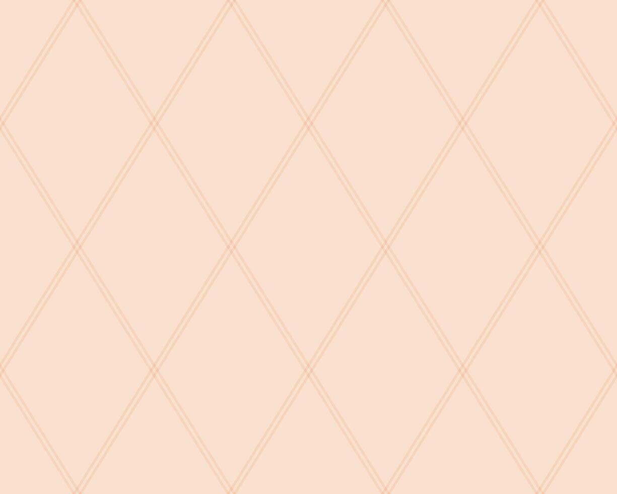 Subtle peach diamond pattern, minimalist geometric design. Elegant versatile background for websites, presentations, or branding. Perfect for adding a touch of sophisticated texture. vector