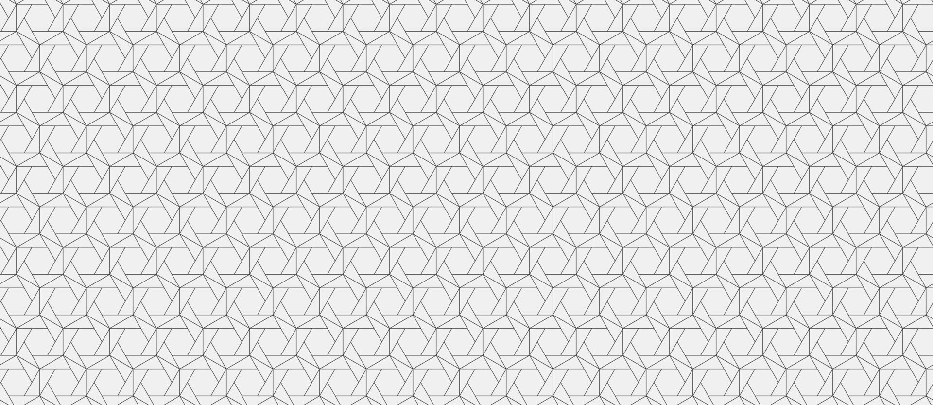 Abstract geometric seamless pattern. Subtle grayscale design featuring interconnected hexagons, ideal for backgrounds, textures, or website design. vector