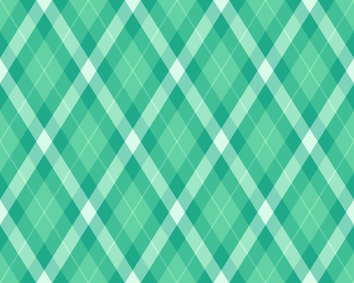 Serene mint green and white diagonal plaid pattern. Perfect for textile design, website backgrounds, or adding a touch of calming sophistication to your projects. vector