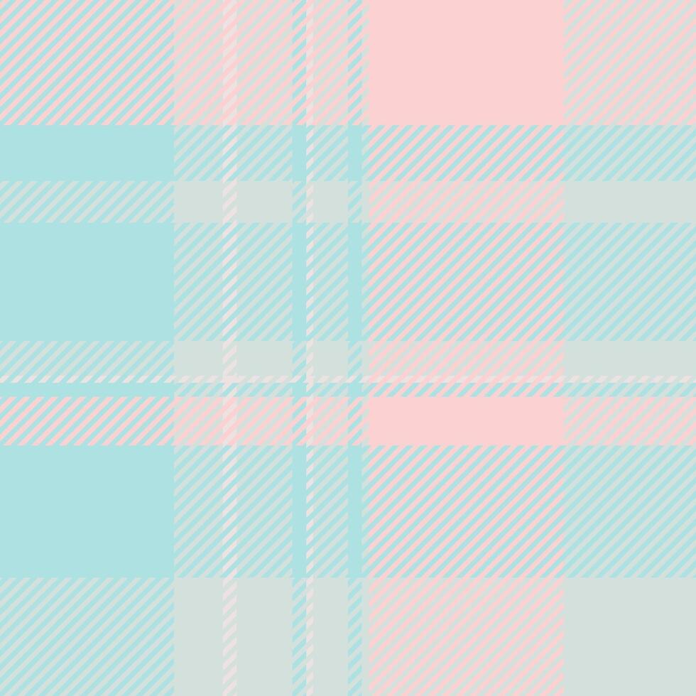 Soft pastel pink and blue plaid pattern. Perfect for textile design, stationery, websites, and branding. A gentle and calming design evoking feelings of serenity and tranquility. vector