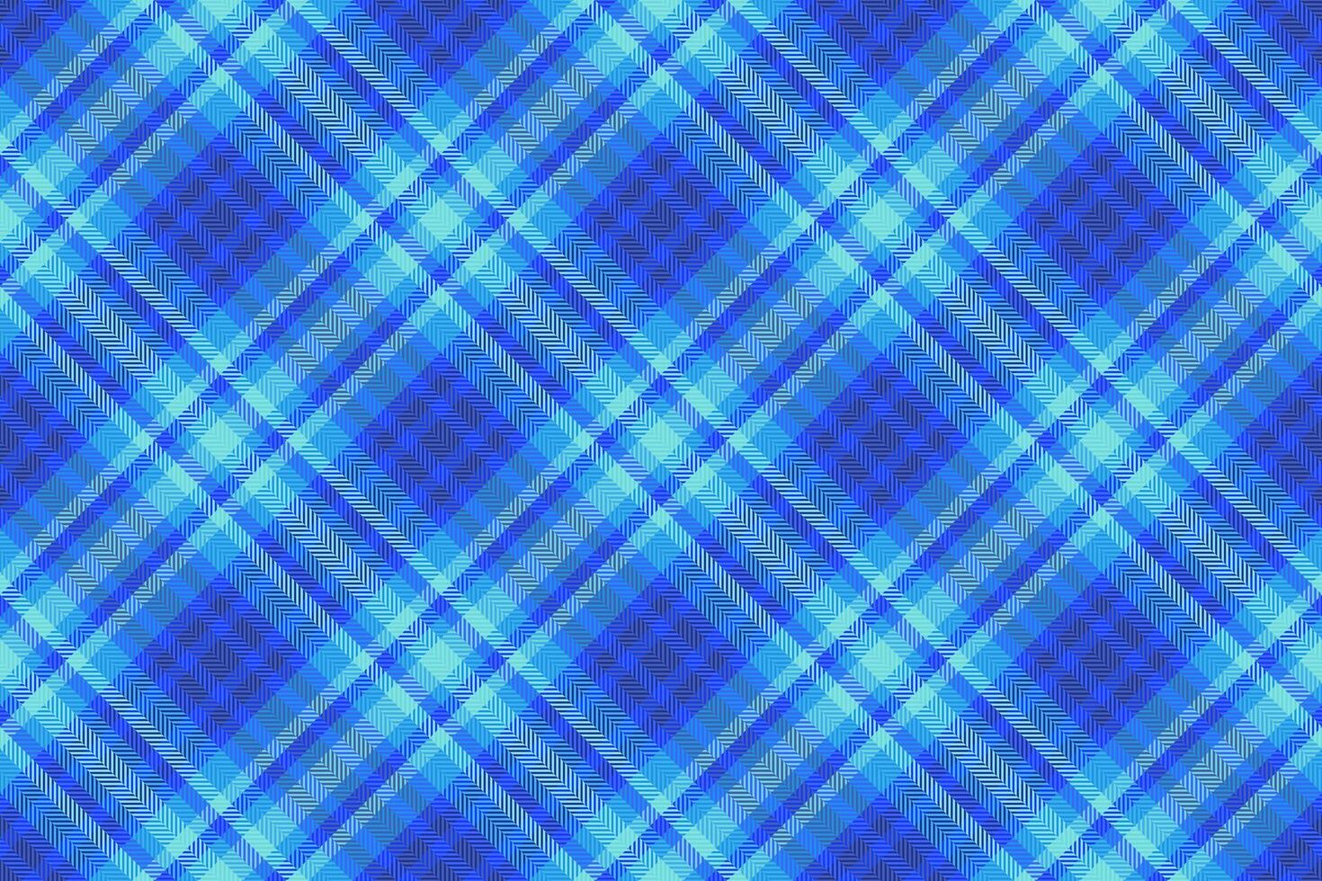Vibrant blue plaid pattern, perfect for textile design, website backgrounds, or fashion projects. vector