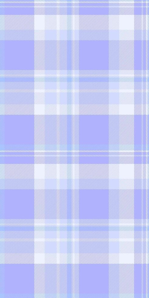 Household plaid tartan, silky fabric background textile. Border pattern texture seamless check in blue and light colors. vector