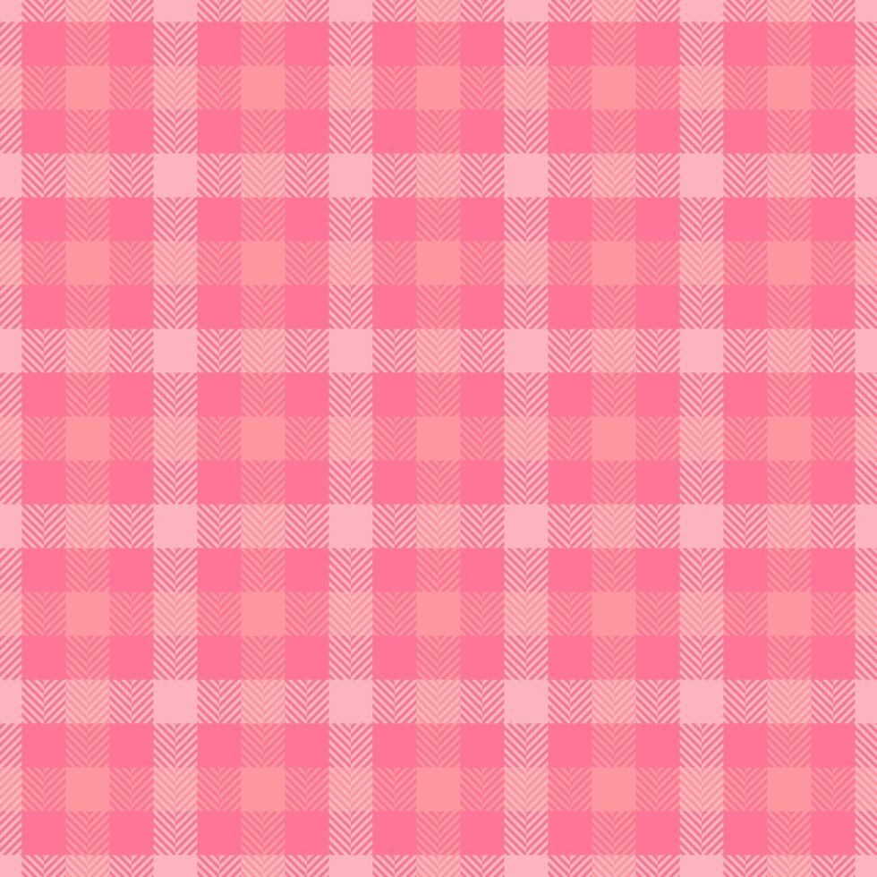 Elegant pink and coral check pattern. Perfect for textile design, backgrounds, or website elements. Subtle herringbone texture adds visual interest. vector