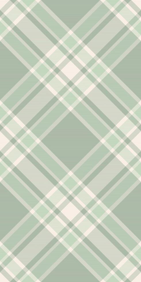 Editable check background seamless, deep tartan pattern fabric. Outline textile texture plaid in pastel and ash gray colors. vector