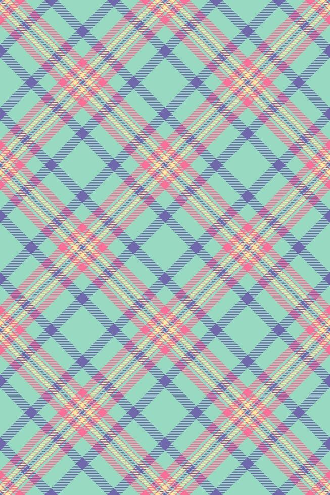 Pastel plaid pattern. Perfect for textiles, fashion, branding, and web design. A cheerful and versatile design, conveying feelings of spring, youth, and optimism. vector
