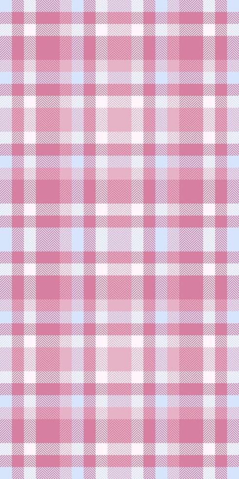Delicate pink and blue plaid pattern, perfect for textile design, apparel, or website backgrounds. This soft, subtle texture evokes feelings of comfort and tranquility. vector