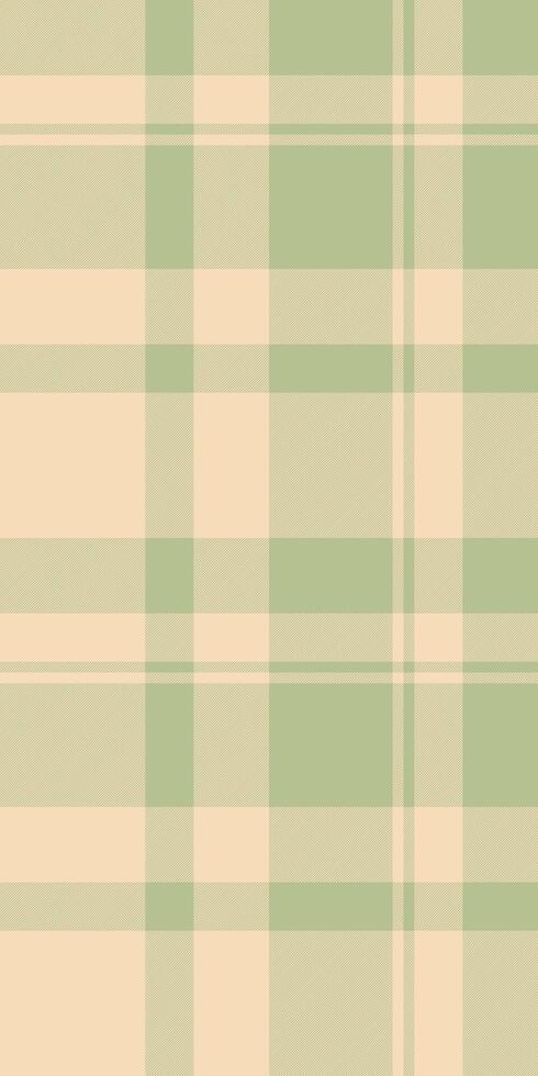 Subtle sage green and cream plaid pattern. Perfect for textile design, website backgrounds, or stationery. Evokes feelings of calmness and sophistication. vector