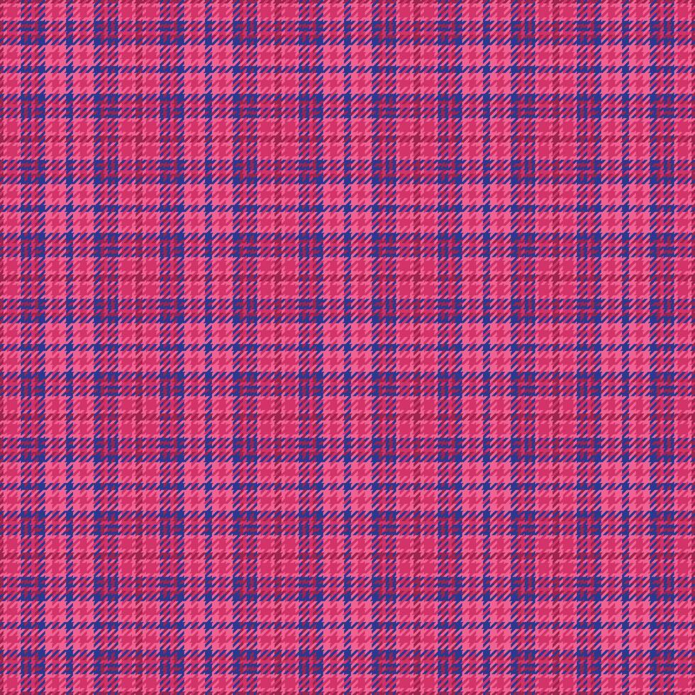 Vibrant pink and blue plaid pattern. Perfect for textile design, fashion, or website backgrounds. vector
