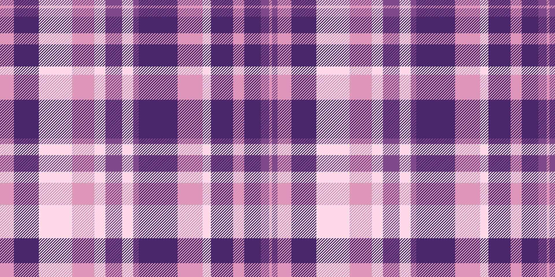Elegant purple and pink plaid pattern. Perfect for textile design, fashion, scrapbooking, and website backgrounds. vector