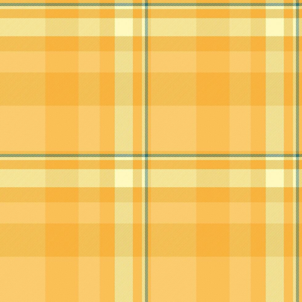 Warm, sunny yellow plaid pattern. Perfect for textile design, packaging, or website backgrounds. vector