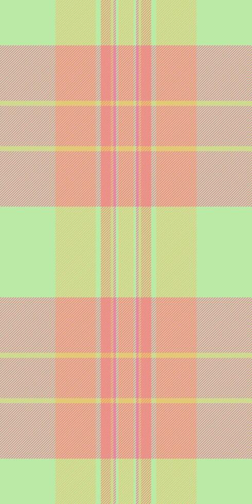 Pastel plaid pattern, perfect for textile design, website backgrounds, or springthemed projects. Subtle color palette evokes a feeling of calm and serenity. vector