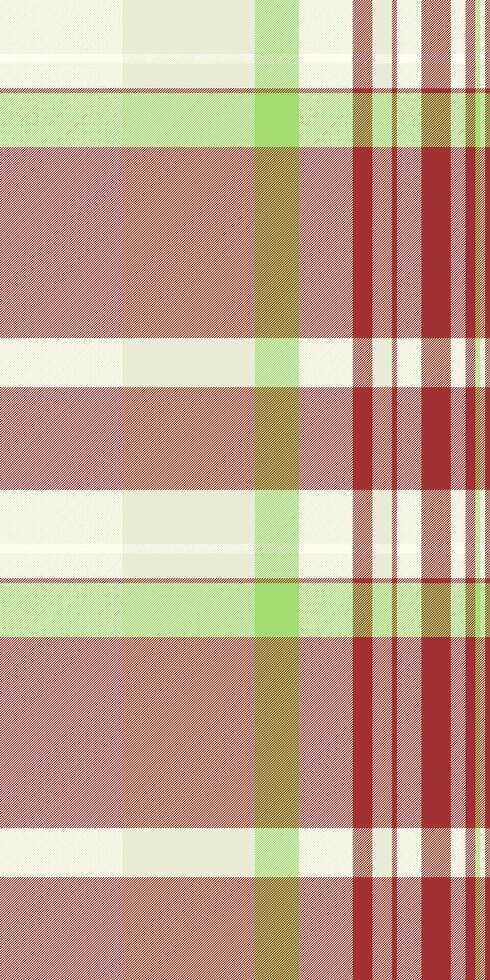 Cover fabric textile , pink check tartan pattern. Thin background texture seamless plaid in red and ivory colors. vector