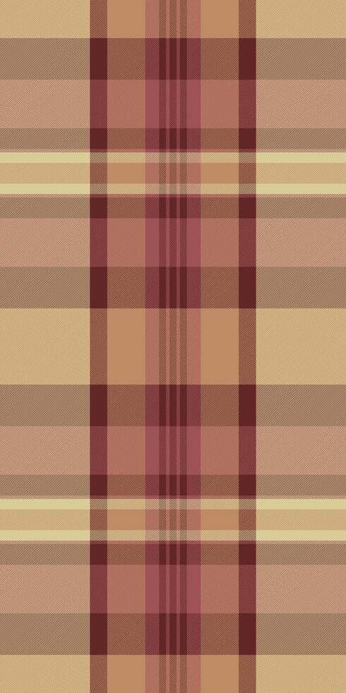 Subtle autumnal plaid pattern in warm earthy tones. Perfect for textile design, fallthemed projects, or adding a touch of rustic elegance to your designs. vector