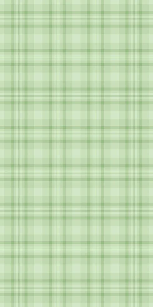 Subtle pastel green plaid pattern. Perfect for textile design, website backgrounds, or crafting projects. Evokes feelings of serenity and freshness. Versatile and elegant texture. vector