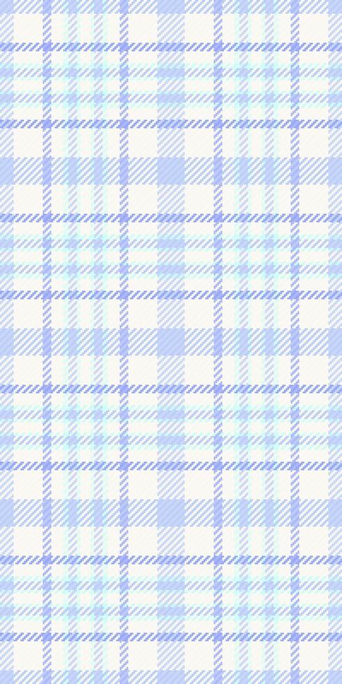 Soft pastel blue and white plaid pattern. Perfect for textile design, website backgrounds, or creating a calming, serene atmosphere. vector