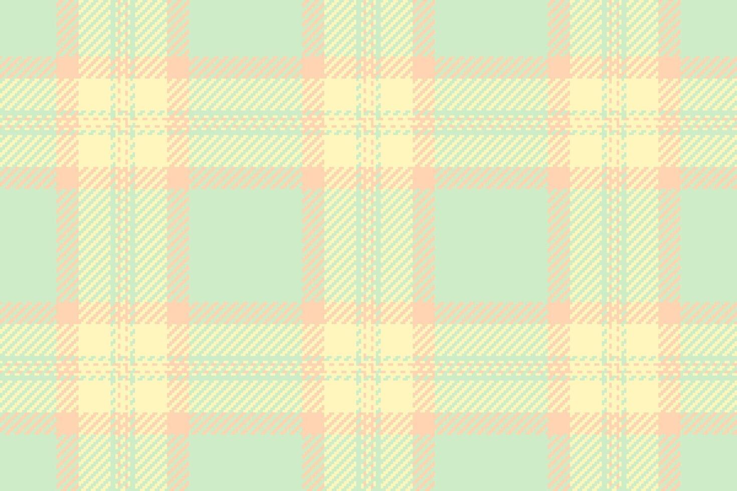 Pastel plaid pattern. Soft colors create a gentle, cheerful design. Ideal for spring projects, fashion, textiles, and backgrounds. Versatile visually appealing. vector