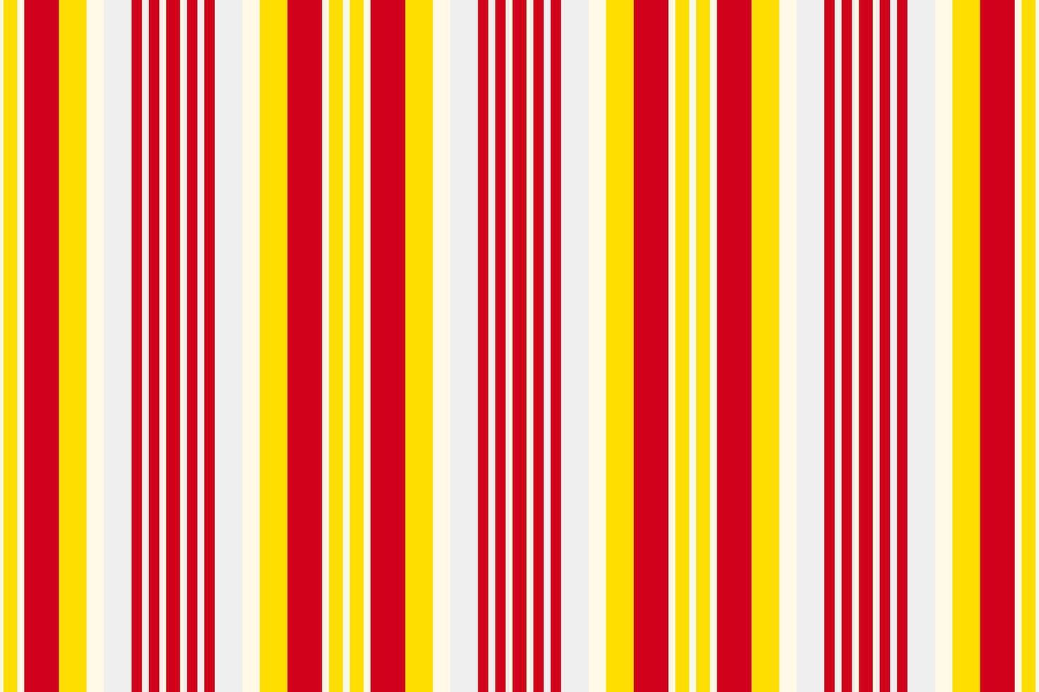 Real vertical pattern background, slim fabric stripe texture. Repeat seamless textile lines in old lace and red colors. vector
