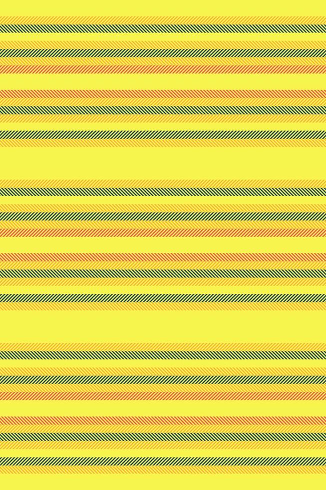 Yesthetic background seamless texture, mexico stripe lines. Vard vertical textile pattern fabric in yellow and amber colors. vector