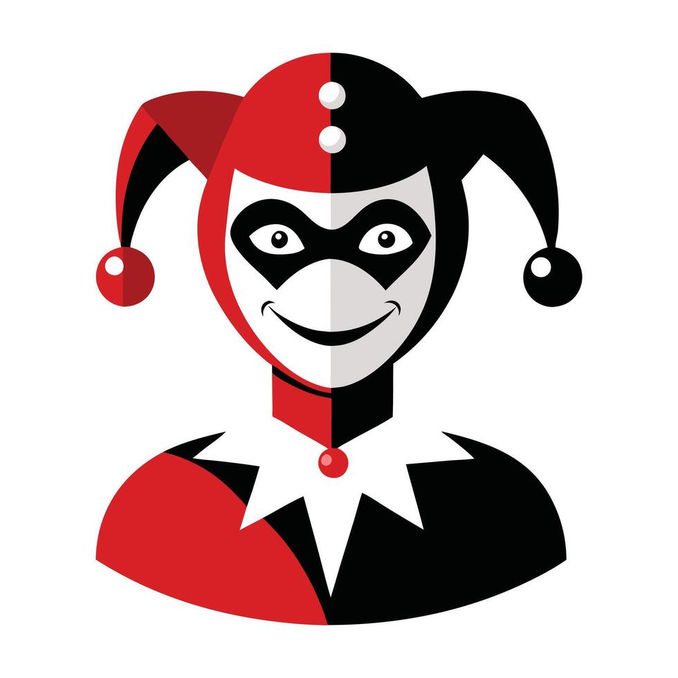 Create a jester mascot logo design vector