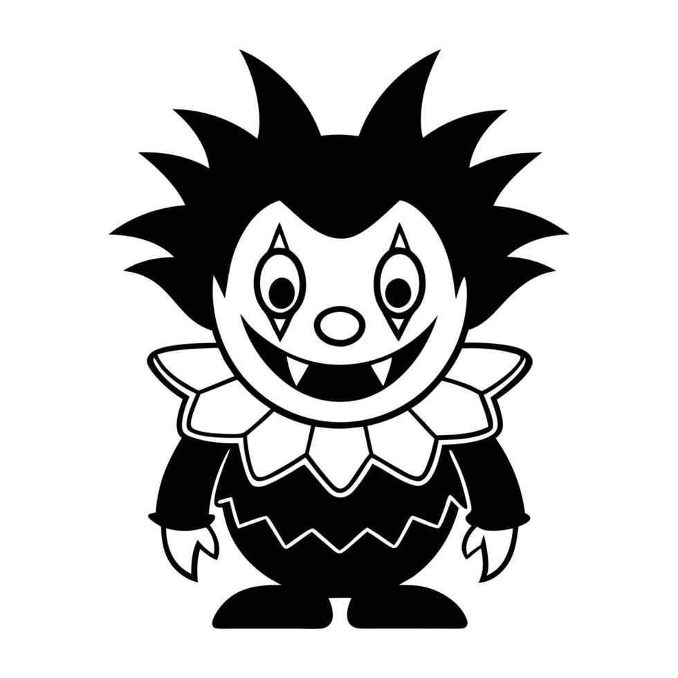 Cartoon Clown Character vector