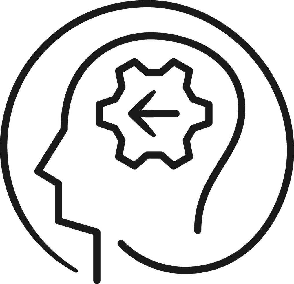 Head Gear and forward Icon vector