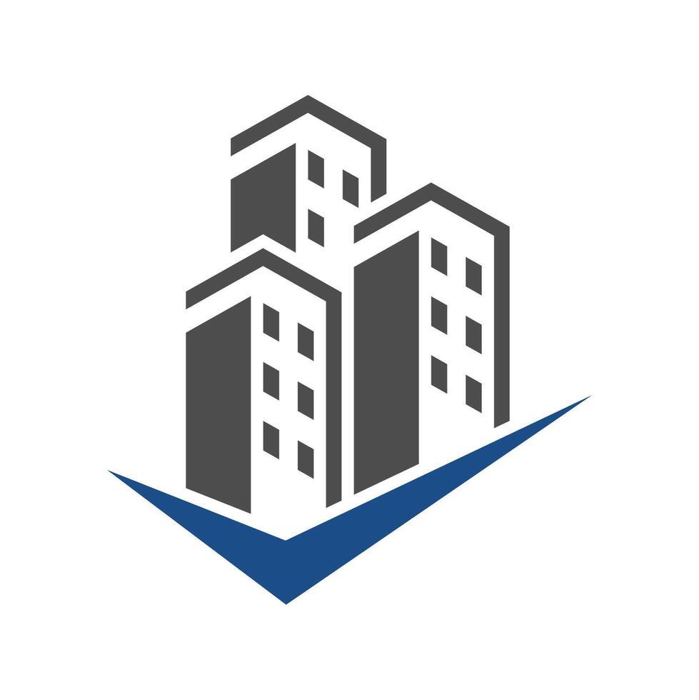 The best and luxury apartment logo icon vector