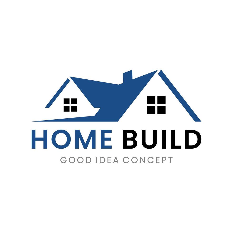 Build a House Logo for branding home construction vector