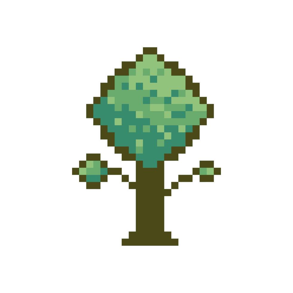 pixel nature icon old-school art vector
