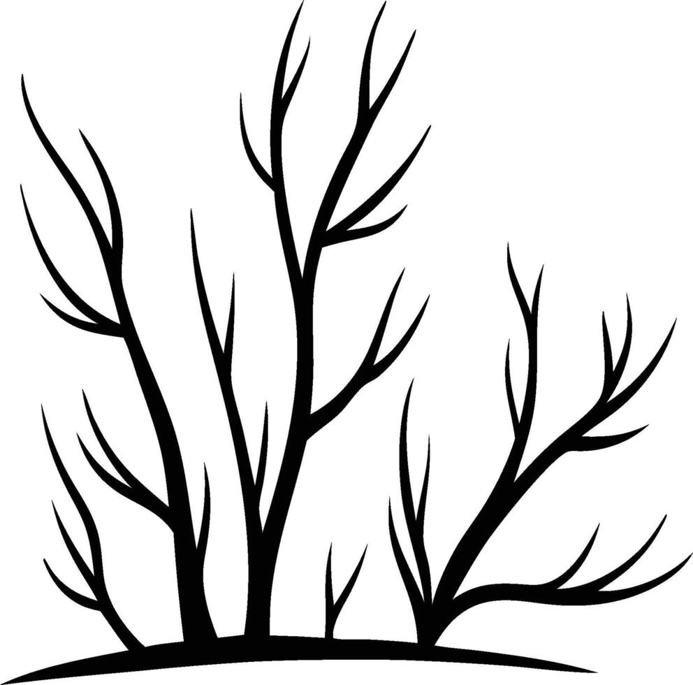 A floral nature illustration with leaf and branch design. vector