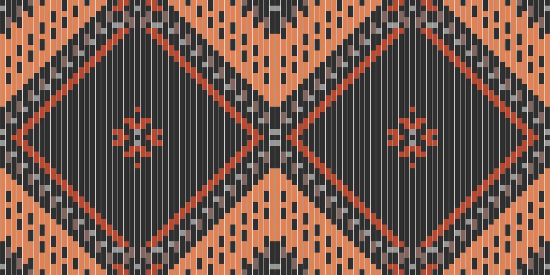 Fabric Texture Islamic Geometric Patterns Downloadfolk Embroidery, Aztec Geometric Ornament Print. Design for Carpet, Wallpaper, Clothing, Wrapping, Fabric vector