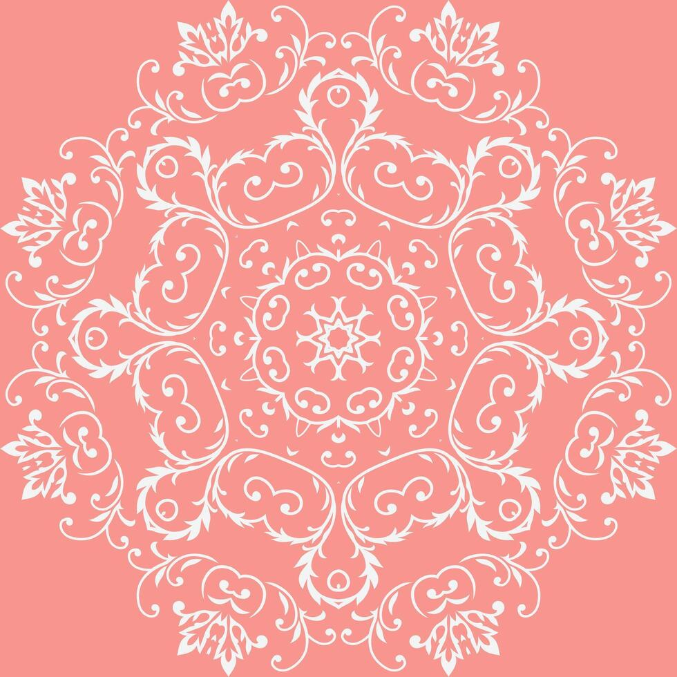Damask Wallpaper Patterns Navajo Islamic Geometric Pattern Folk Embroidery, Aztec Ornament Print. Design for Carpet, Wallpaper, Clothing, Wrapping, Fabric vector