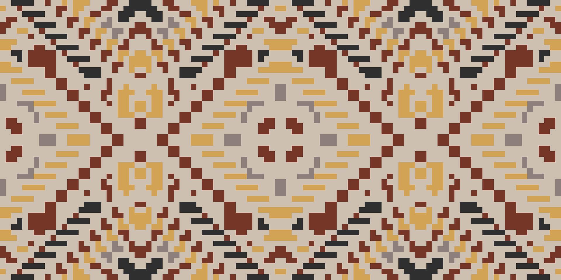 Sarong Simple Islamic Patternfolk Embroidery, Aztec Geometric Ornament Print. Design for Carpet, Wallpaper, Clothing, Wrapping, Fabric vector