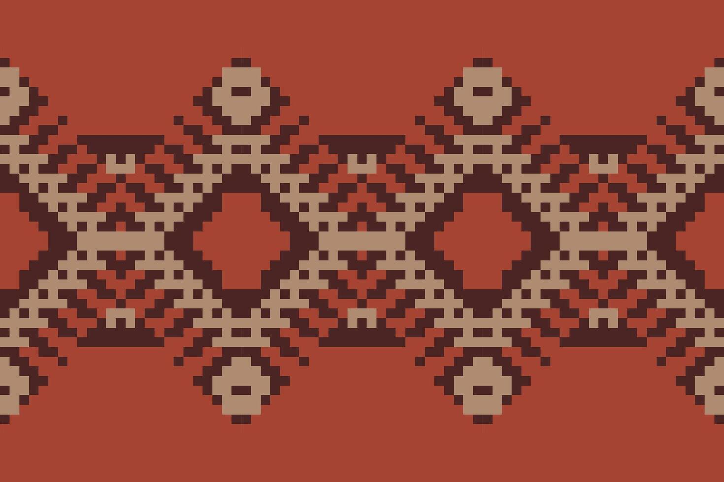 Fabric Design Arabic Geometric Patternfolk Embroidery, Aztec Geometric Ornament Print. Design for Carpet, Wallpaper, Clothing, Wrapping, Fabric vector