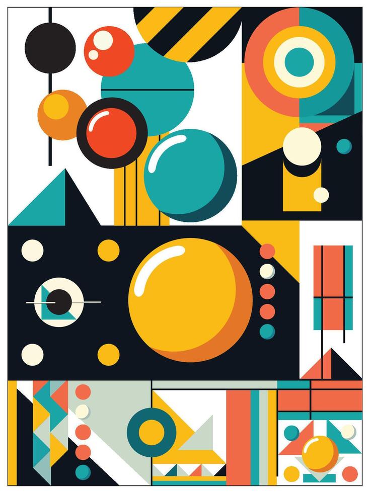 Bauhaus Redefining Form and Function vector