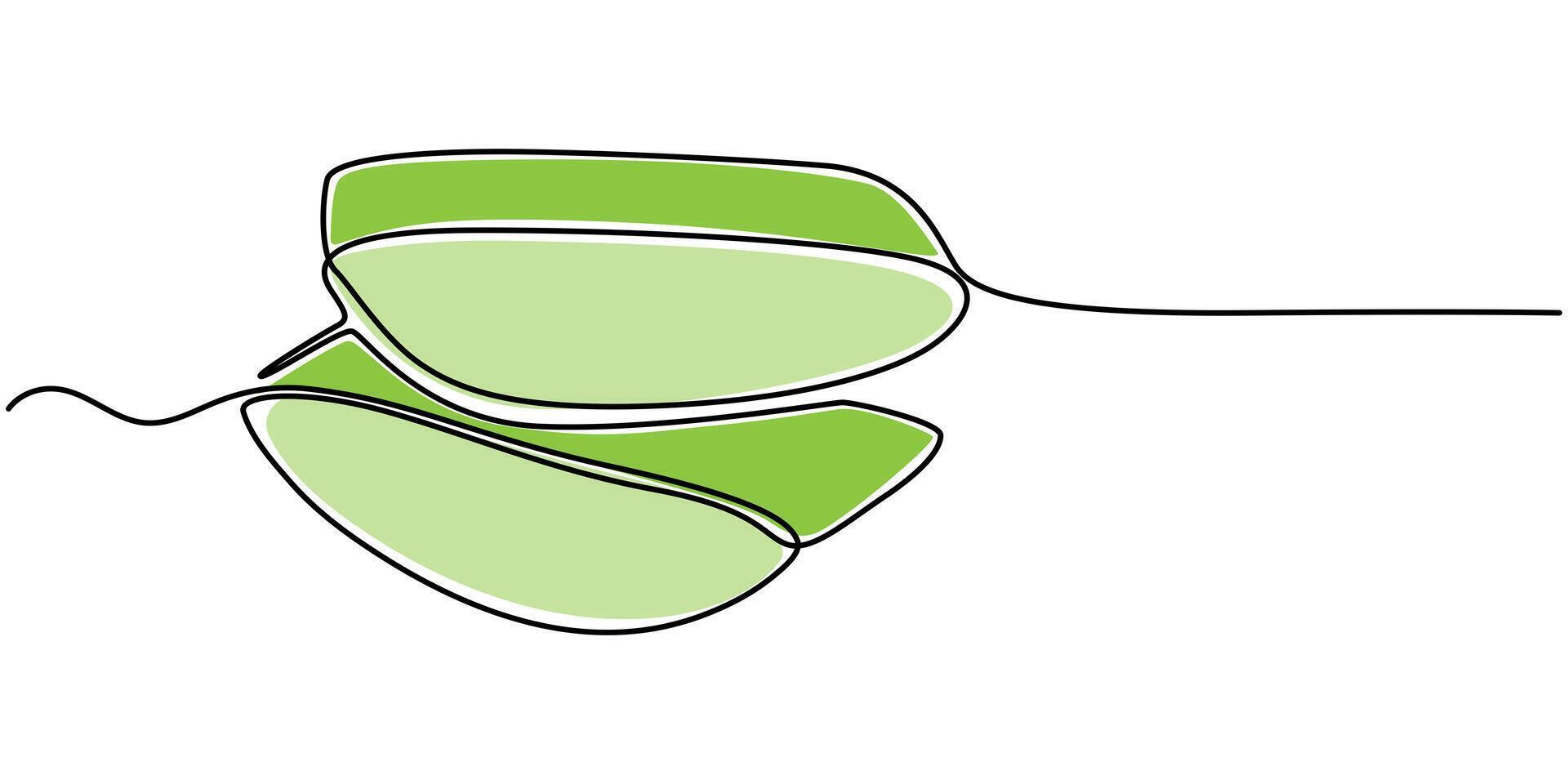 Aloe vera plant sketch simple illustration continuous one line drawing vector