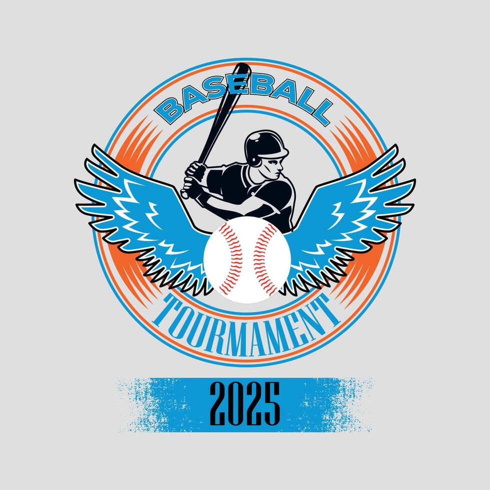 Baseball T shirt design vector