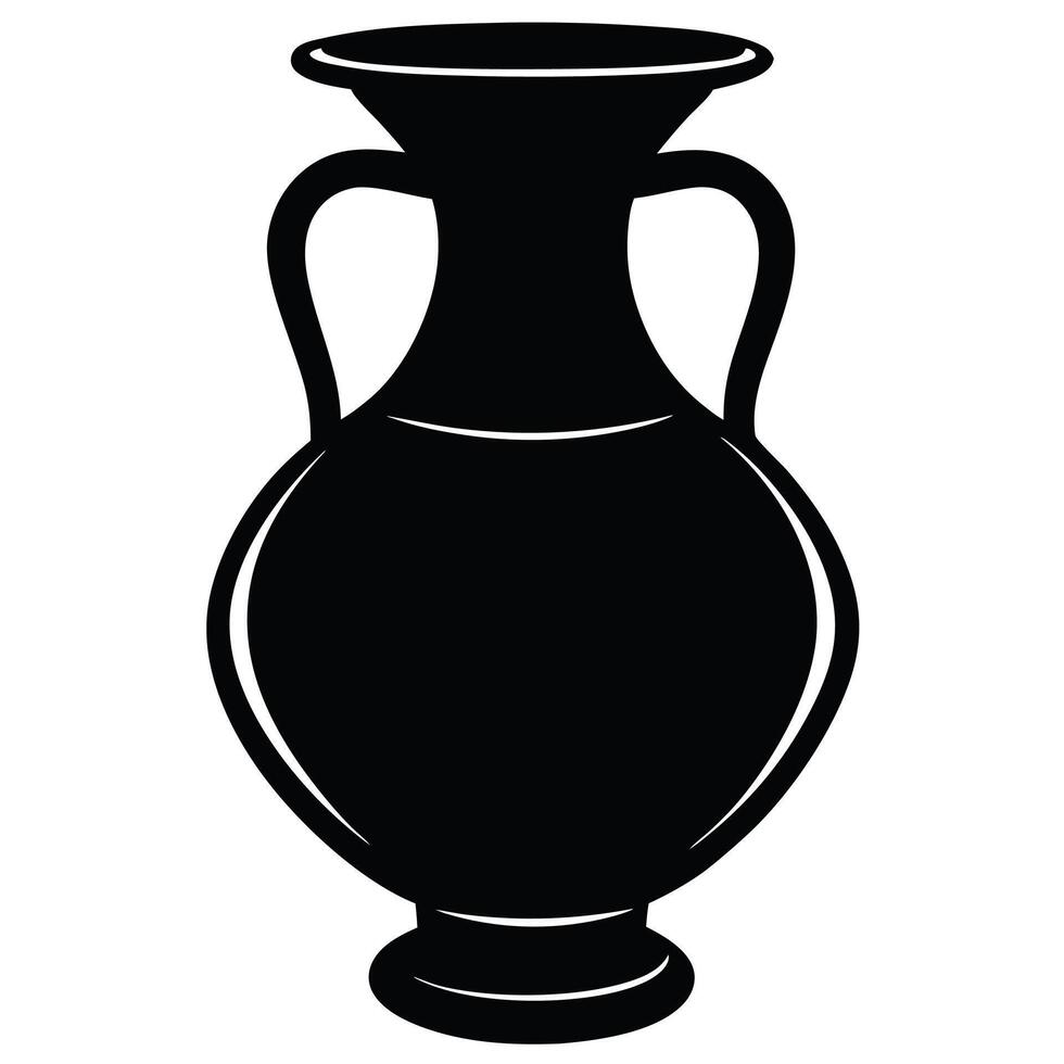 ancient greek vase icon illustration vector