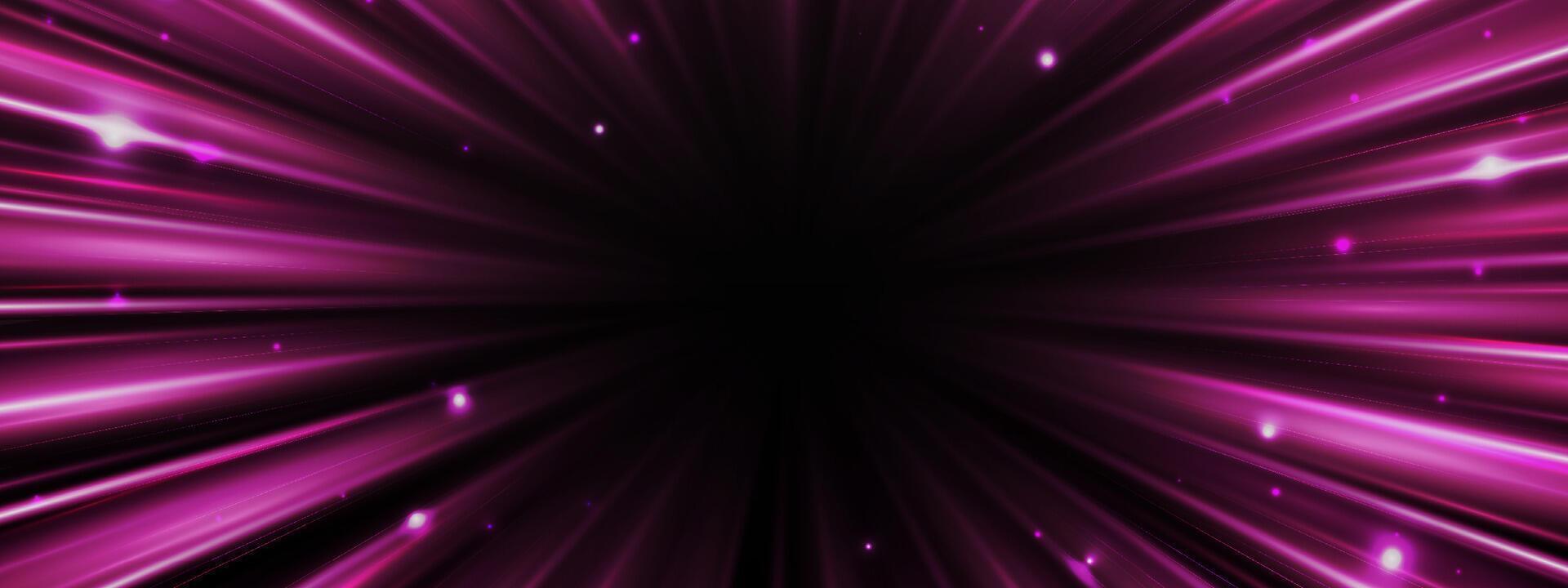 Radial speed rays, light neon flow, zoom in motion effect, pink glow speed lines, colorful light trails, perspective stripes Abstract . vector