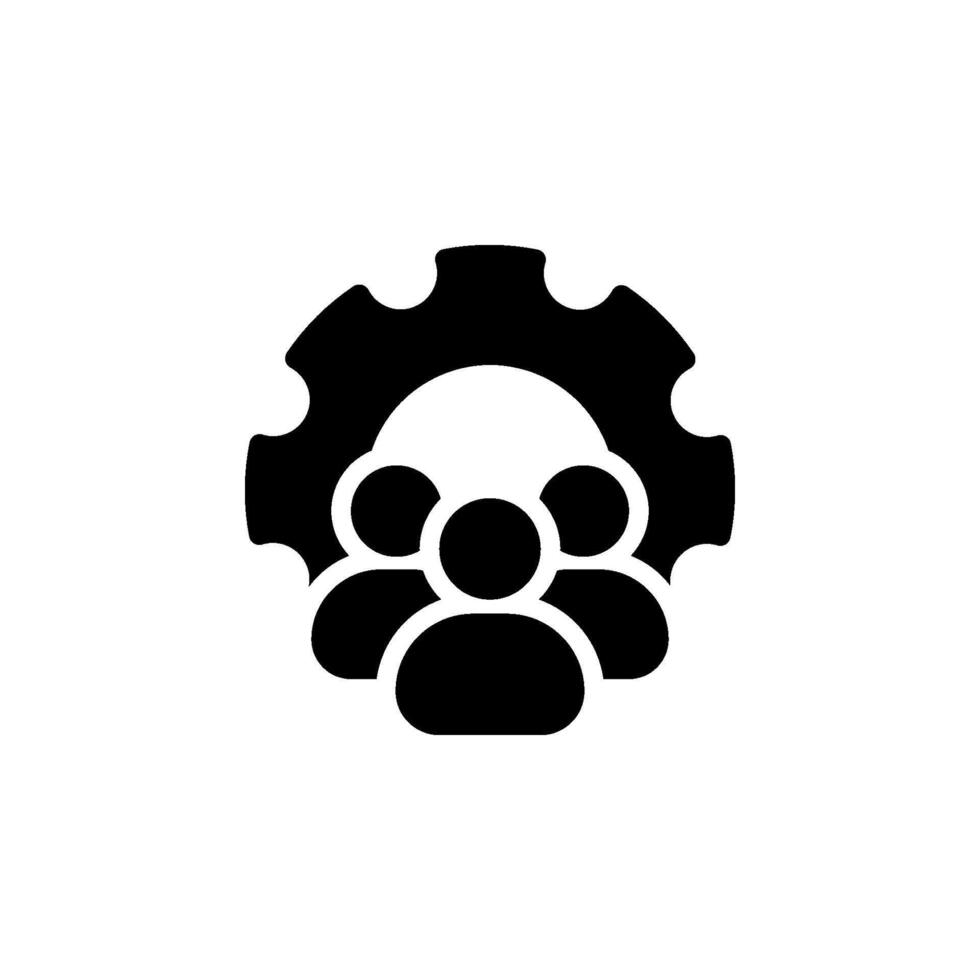Teamwork and collaboration icon . vector