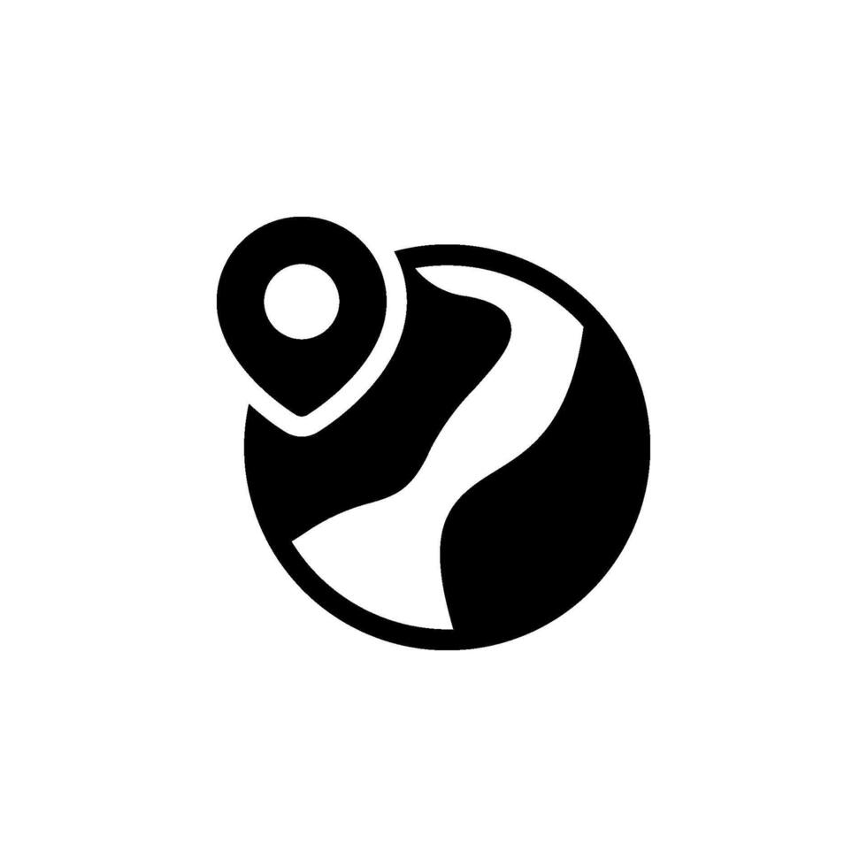 globe with location pin marker. location services, travel destinations, global presence, and geographic positioning vector