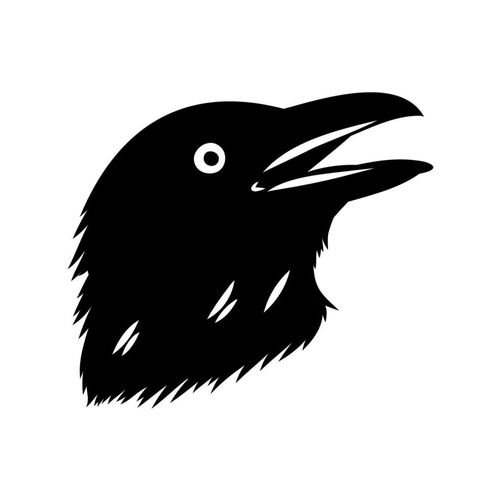 A common bird is the black crow vector