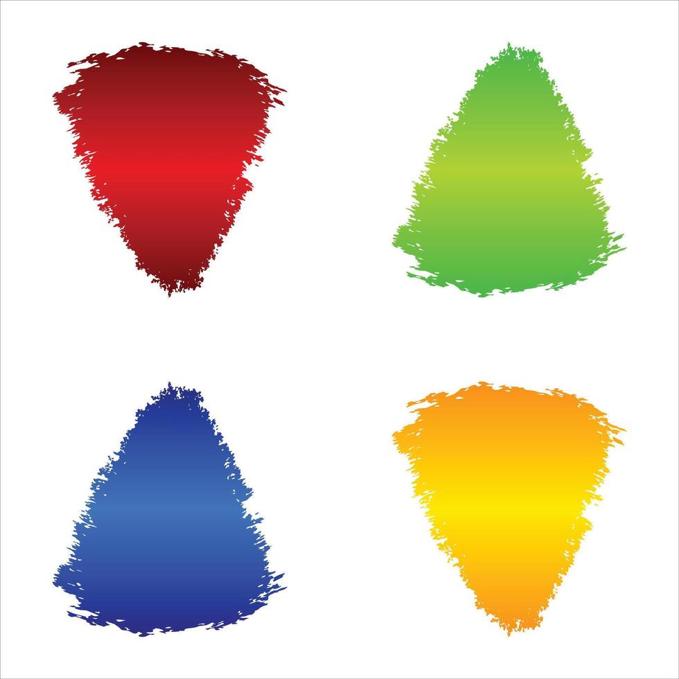 Modern Grunge Brush Strokes vector