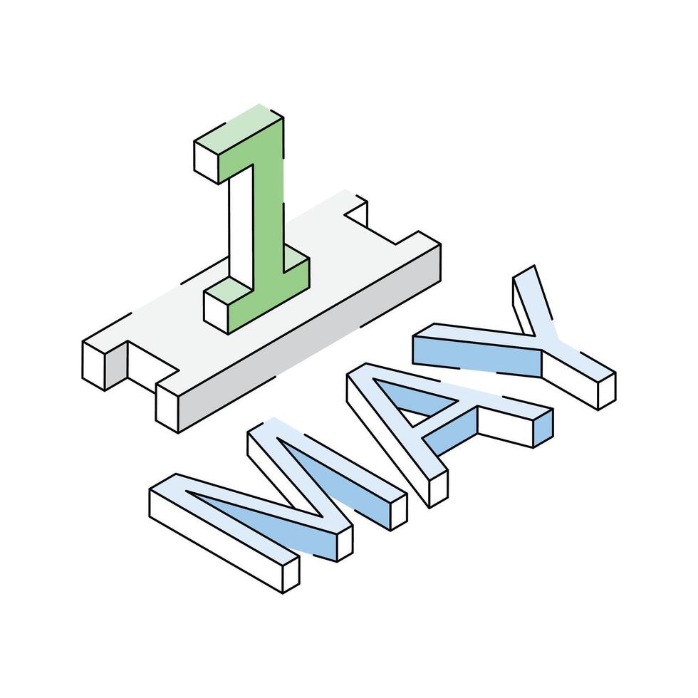 Get this amazingly designed 1st may isometric icon vector