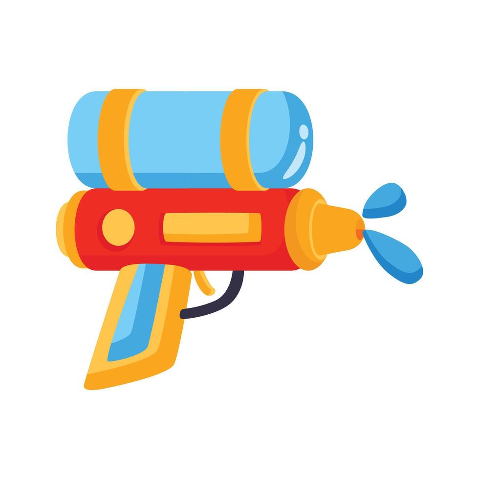Ready to use water gun icon designed in 3d style vector